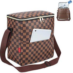 ISO (In Search of)  Tophie brown checkered insulated lunch bag